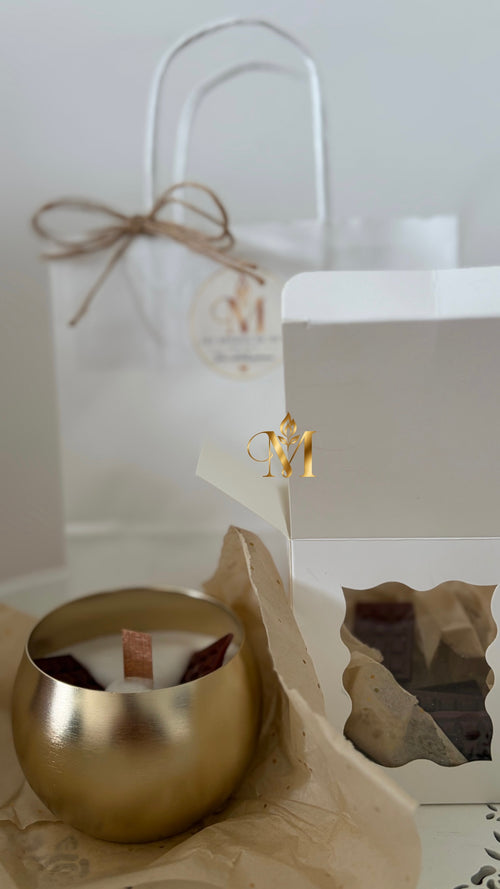Bougie & Fondant Musc Blanc – 180g