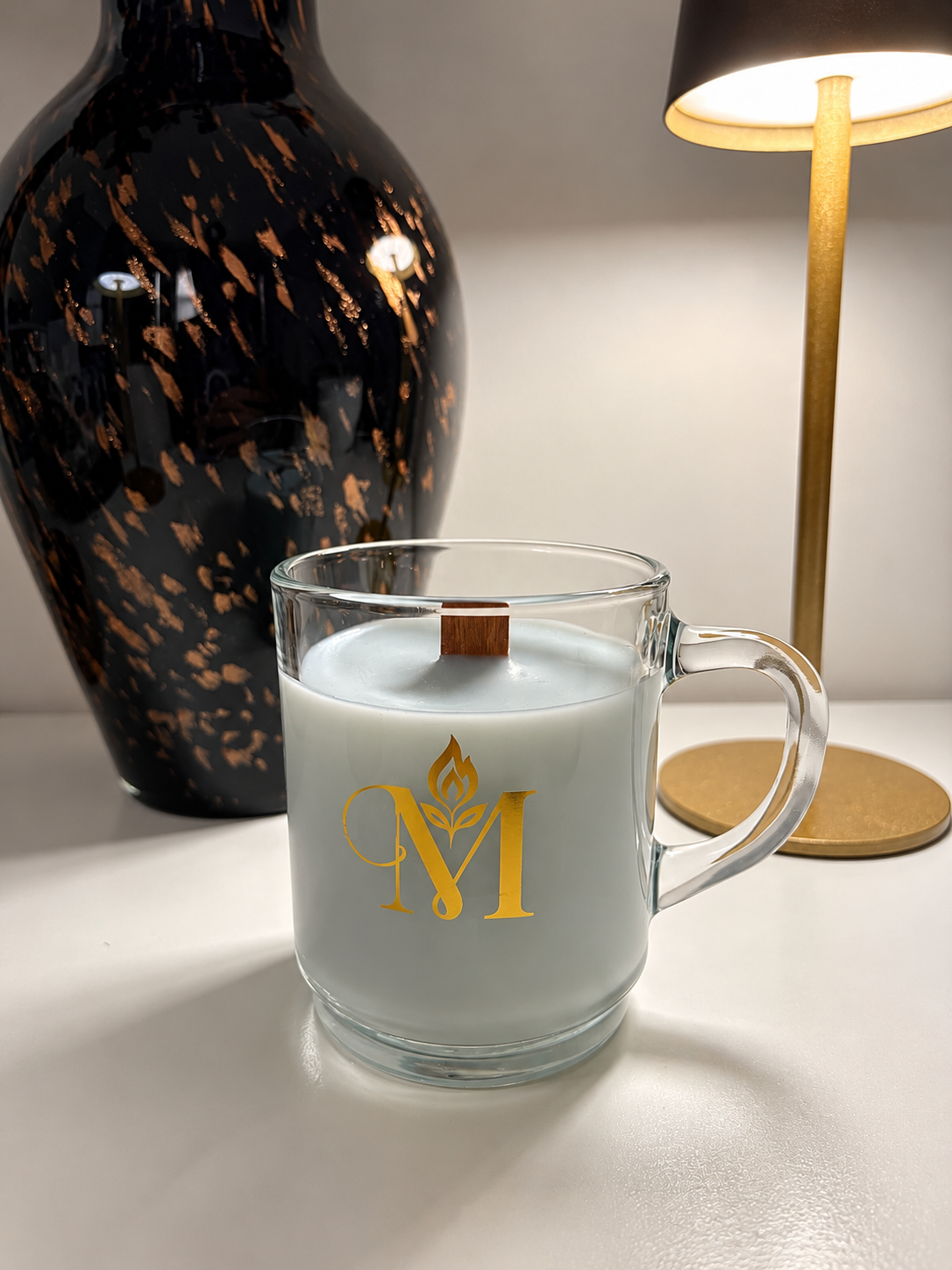 Bougie parfumée Écume & Bois de Cèdre – 160 g